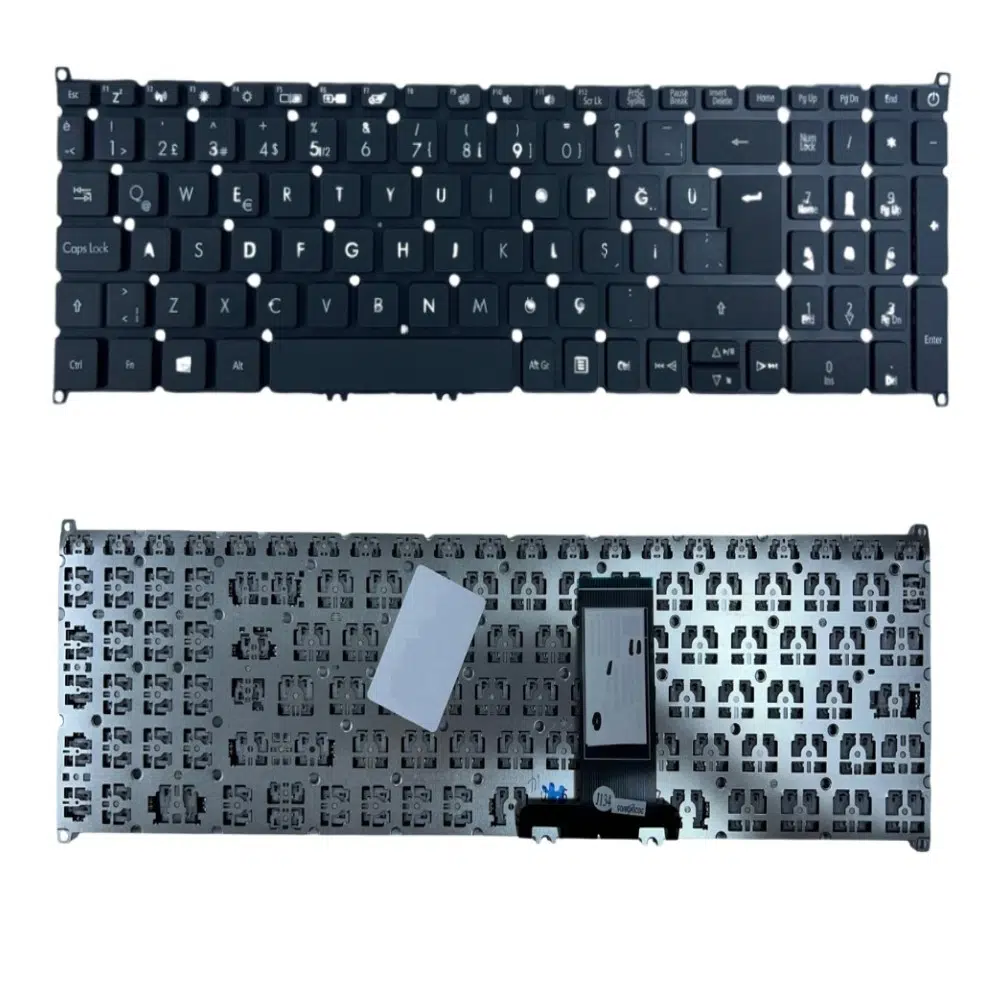 Acer Aspire A715-41 Notebook Klavye Siyah TR