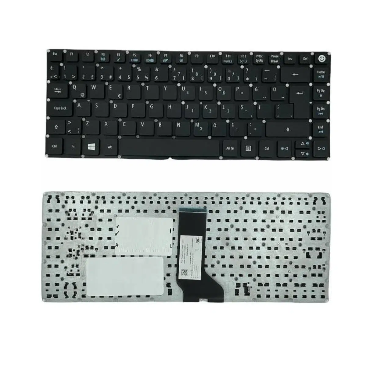 Acer NX.GKKEY.003 Klavye Tuş Takımı Siyah TR