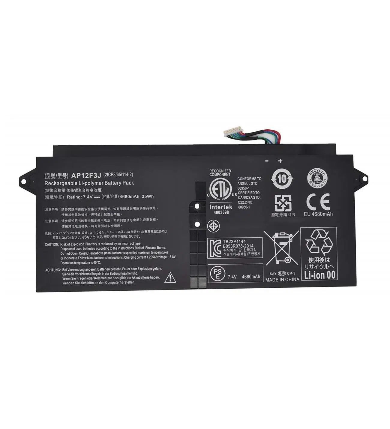 Acer Aspire S7-391, AP12F3J Notebook Batarya Pil