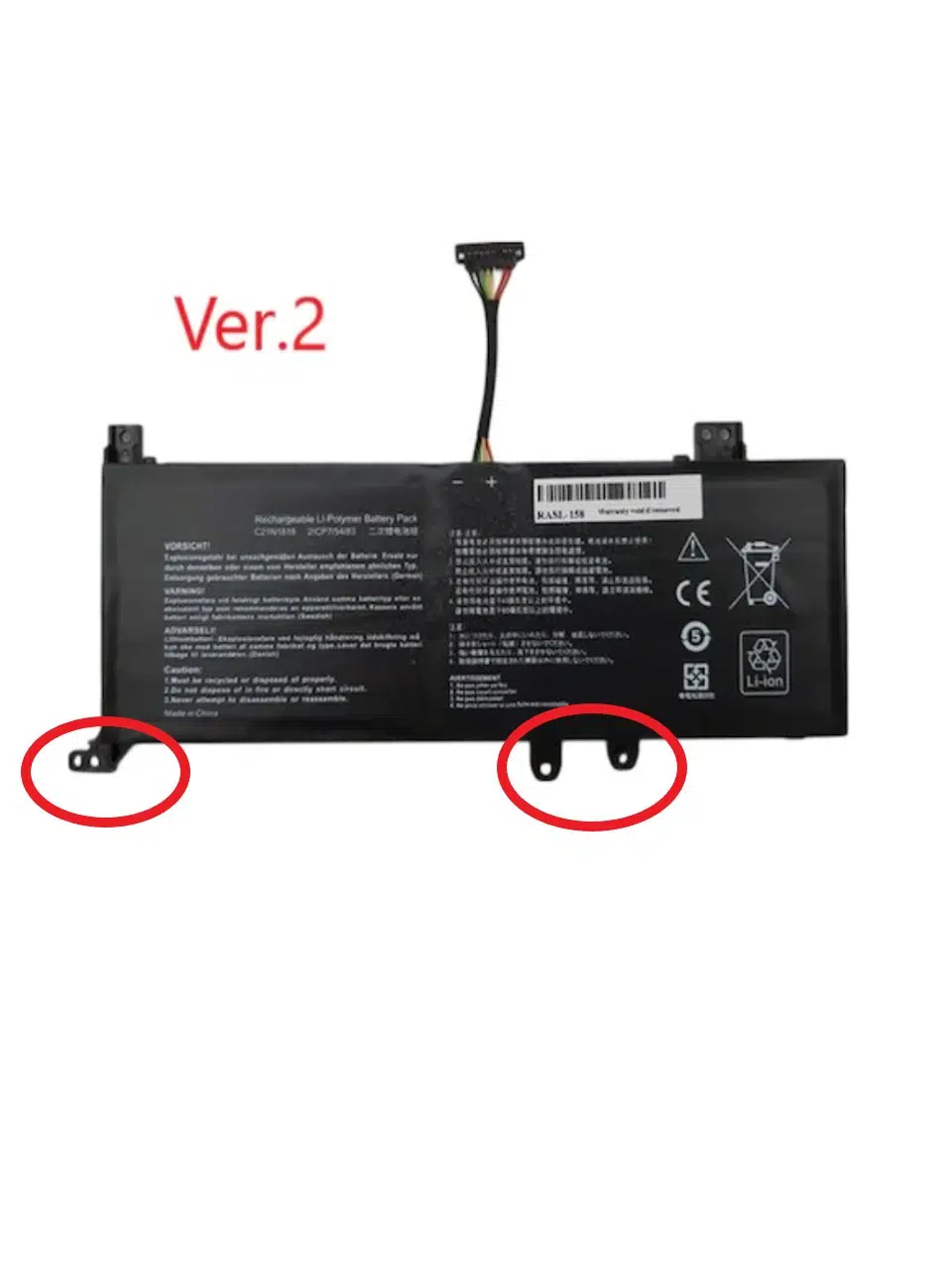 Asus X512UF-EJ073 Batarya Pil Ver.2
