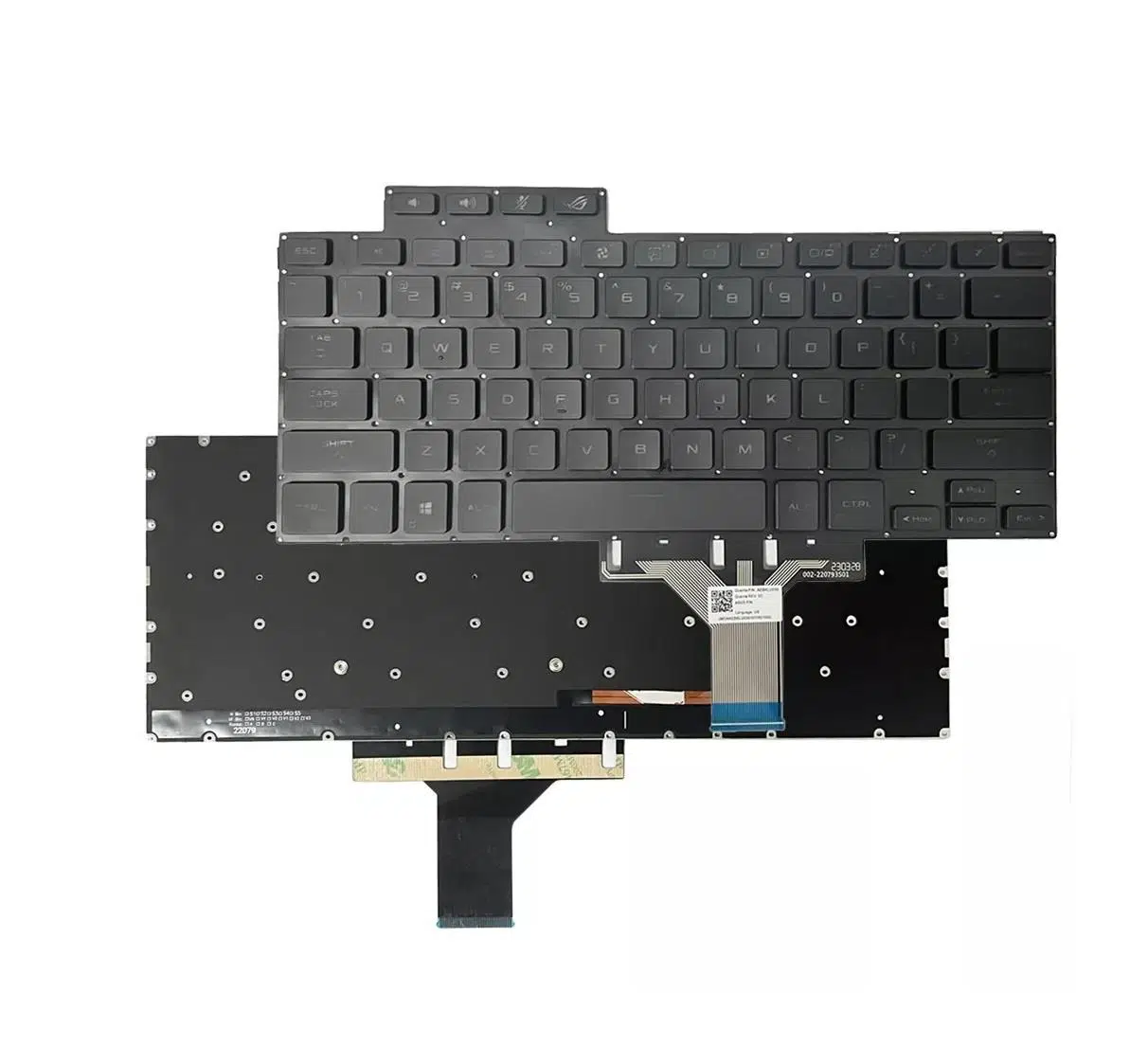 Asus G13 GV301 GV301Q GV301R GV301QE Klavye Siyah TR Işıklı