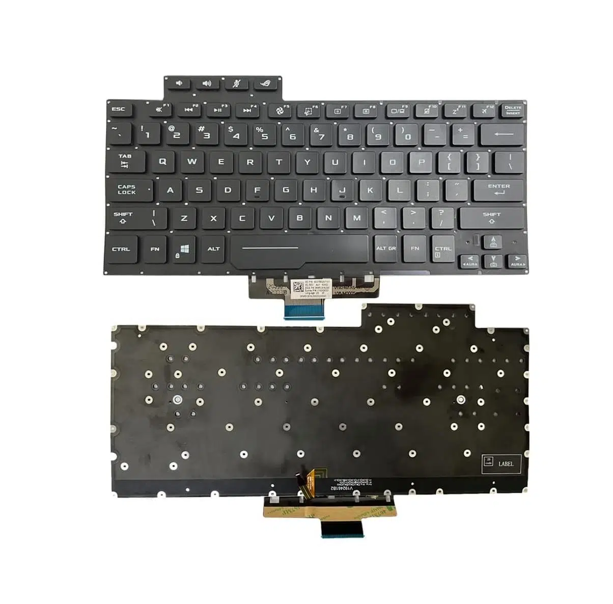 Asus ROG Zephyrus G14 GA401QE-K2016 Klavye Siyah TR Işıklı
