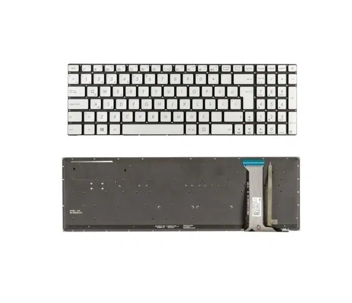 Asus GL552VW Klavye Tuş Takımı Gümüş TR Işıklı