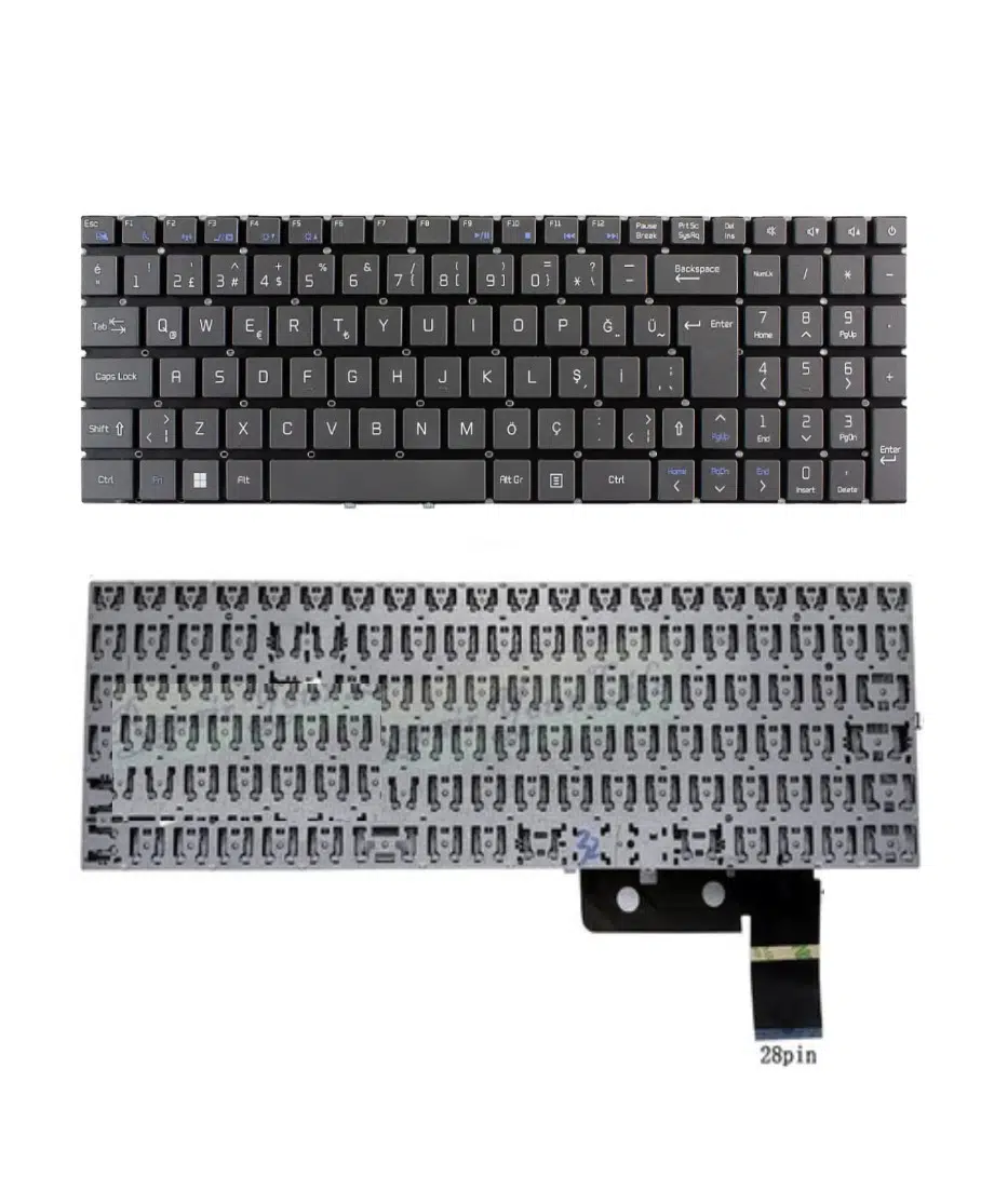 Casper C370 2022-2023 Notebook Klavye Siyah Tr