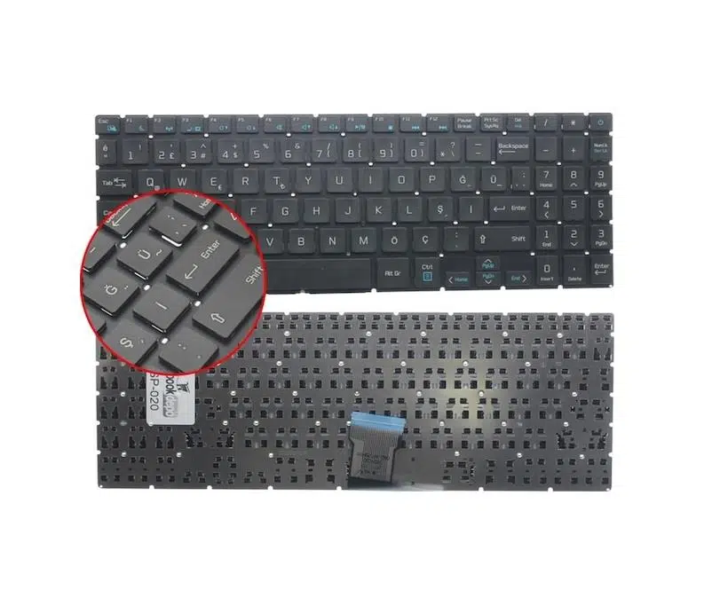 Casper Nirvana S500.1021-4550R-G-F Klavye Tuş Takımı Siyah TR