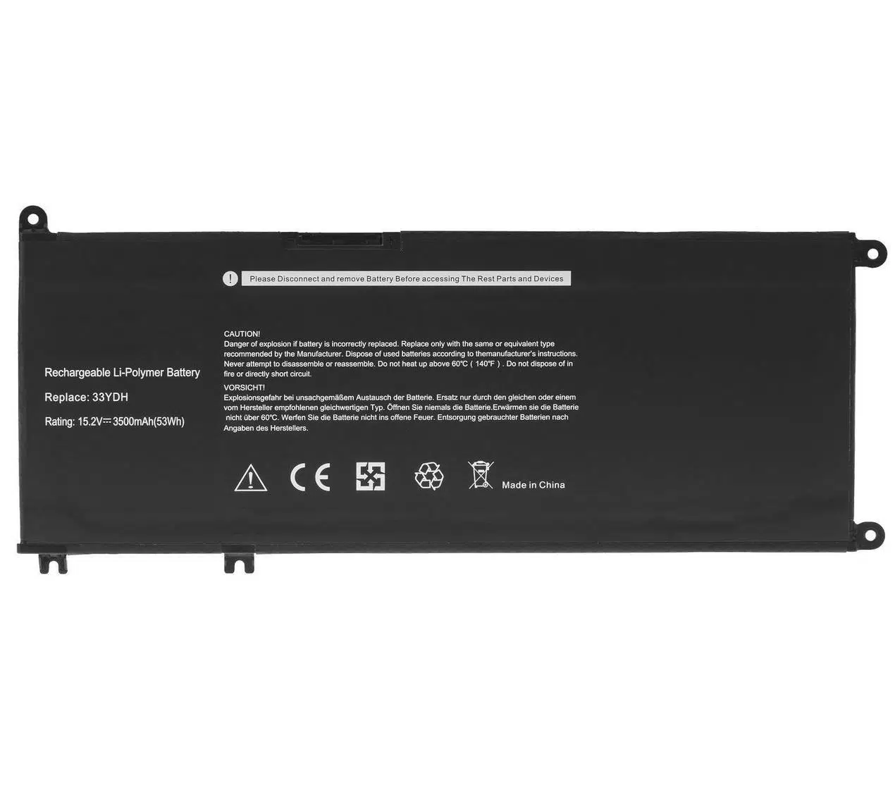 Dell P89G P89G001 Batarya Pil