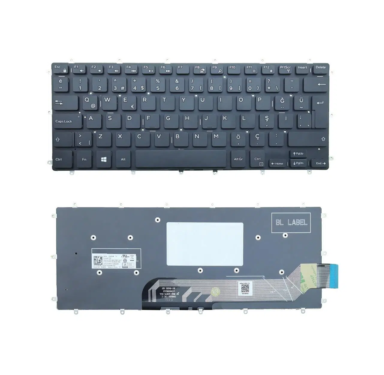 Dell inspiron 14-7472 Klavye Tuş Takımı Siyah TR