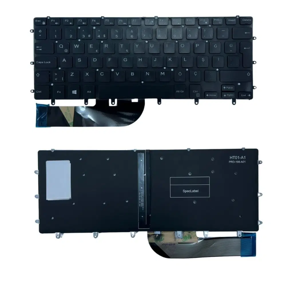 Dell XPS9560 Notebook Klavye TR Işıklı