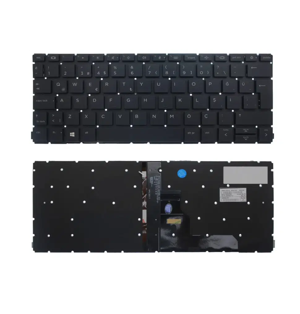 Hp M24295-001, M24295-141 Klavye Siyah Tr Işıklı