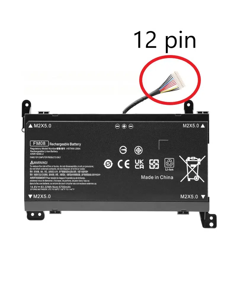 HP Omen 17-AN001NJ Batarya Pil 12 pin