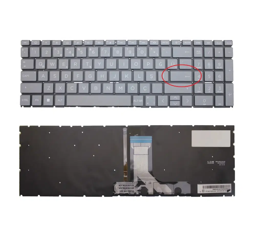 Hp Pavilion 15-eg0906nz Klavye Füme Tr Işıklı