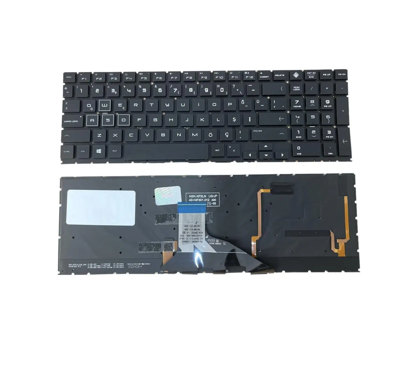 Hp Omen 15-dh1017nt Klavye Tuş Takımı Rgb Işıklı