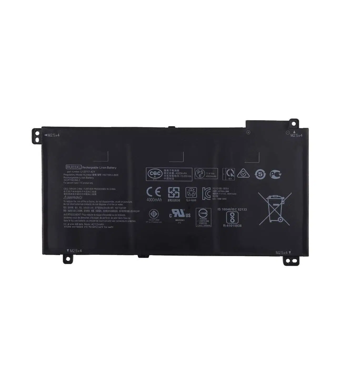 Hp RU03XL Batarya Pil