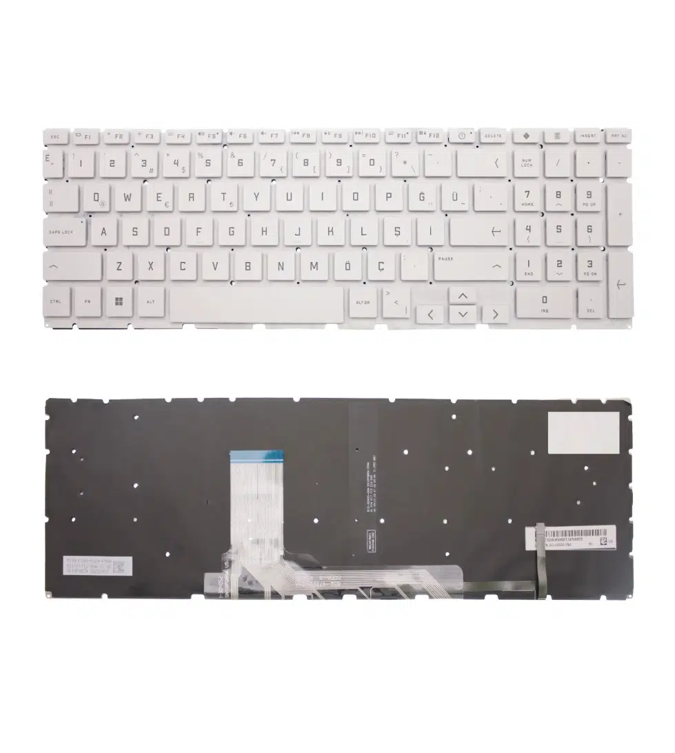Hp Victus 16-s0051nt Gaming Notebook Klavye Beyaz TR Işıklı