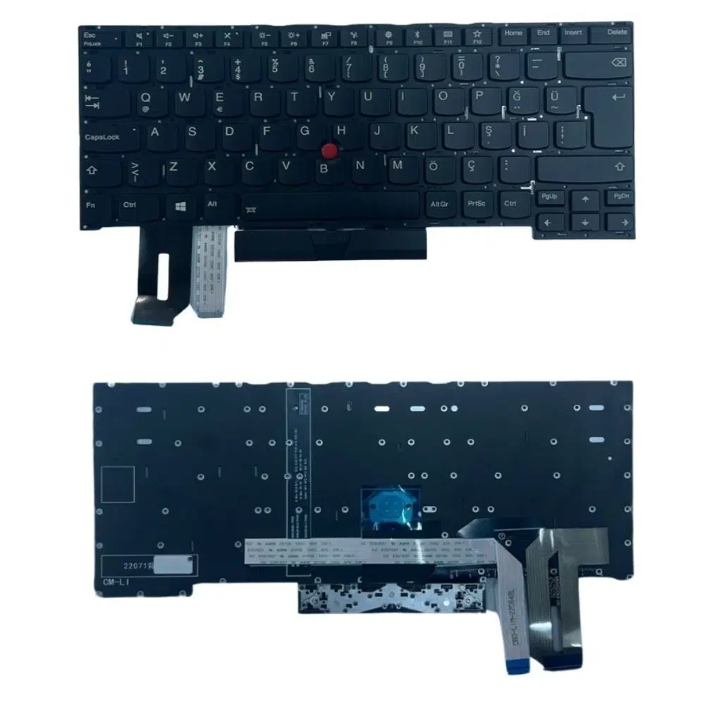 Lenovo ThinkPad TP00099A P1 Notebook Klavye TR Işıklı