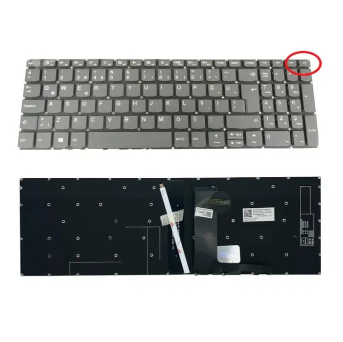 Lenovo ideaPad L340-17IRH 81LL001YGE Klavye Füme Tr Işıklı
