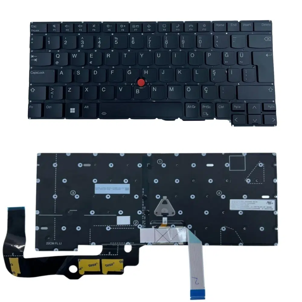 Lenovo ThinkPad E14 Gen5 Type 21JS Notebook Klavye TR Işıklı