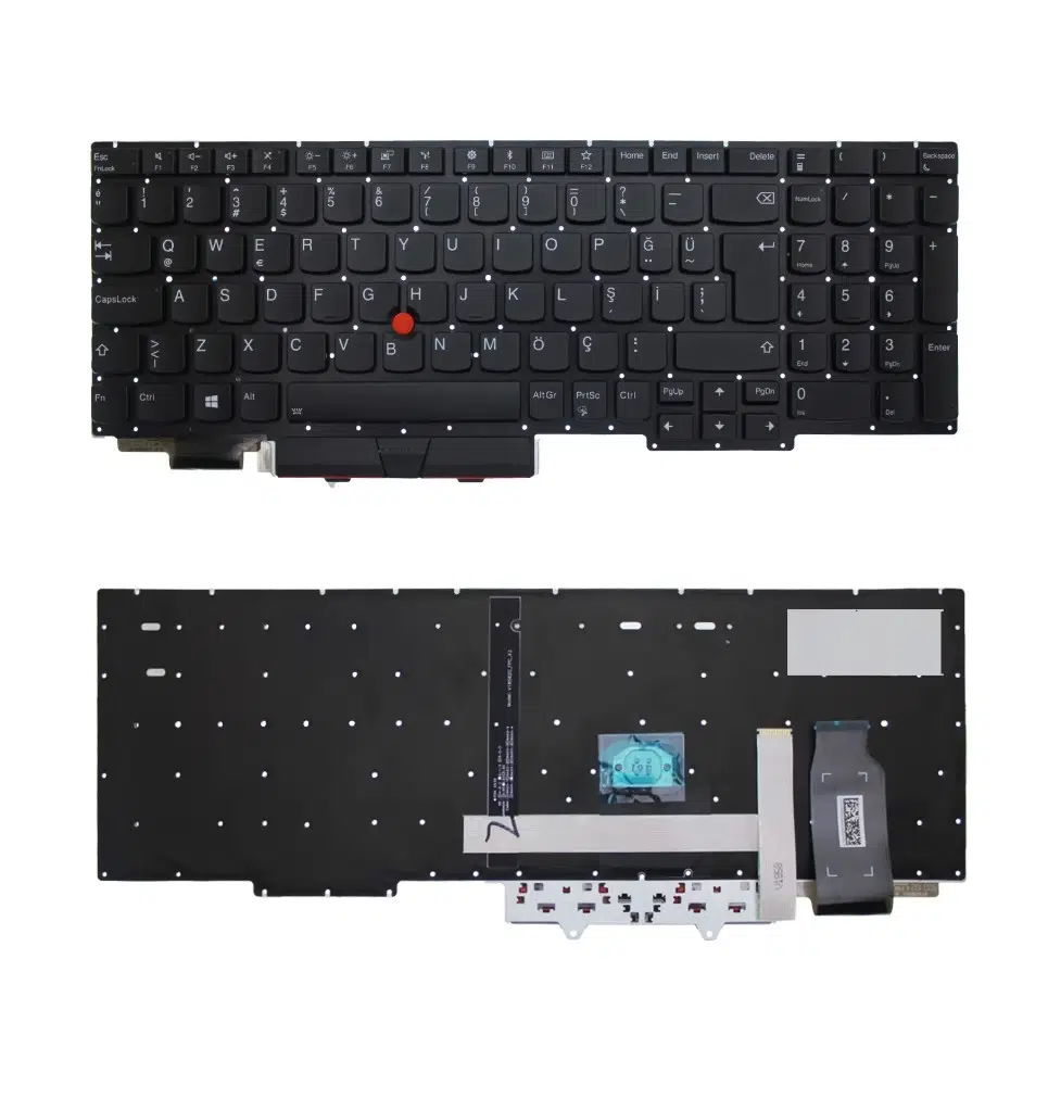 Lenovo ThinkPad 20T8000JTX Klavye Siyah Tr Işıklı