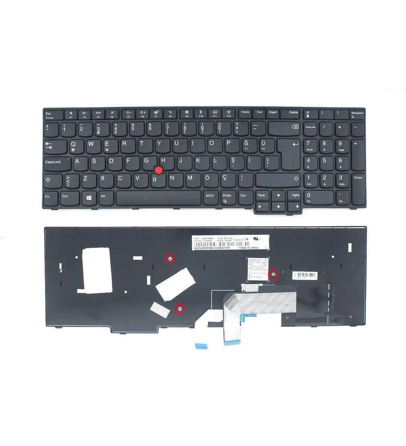 Lenovo 00UR589 Klavye Tuş Takımı Siyah TR