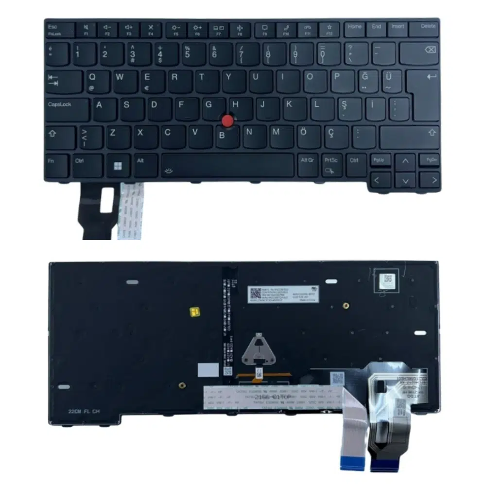 Lenovo CS22FBL-85TQ Notebook Klavye TR Işıklı
