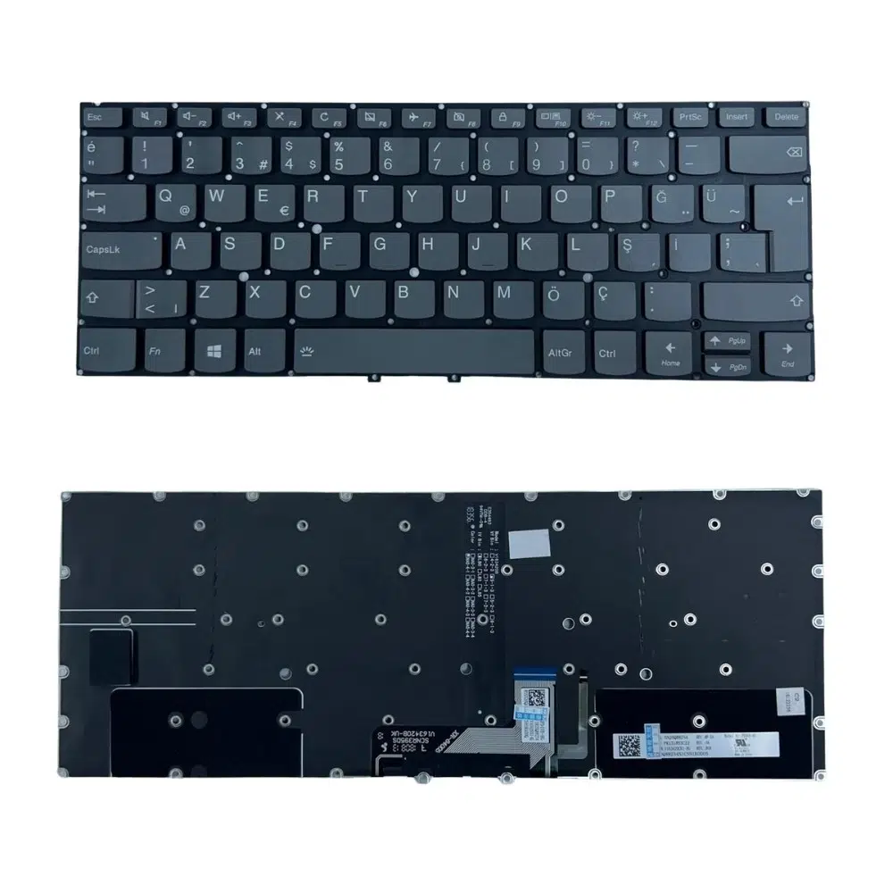 Lenovo Yoga 930-13-TR Notebook Klavye Füme TR Işıklı
