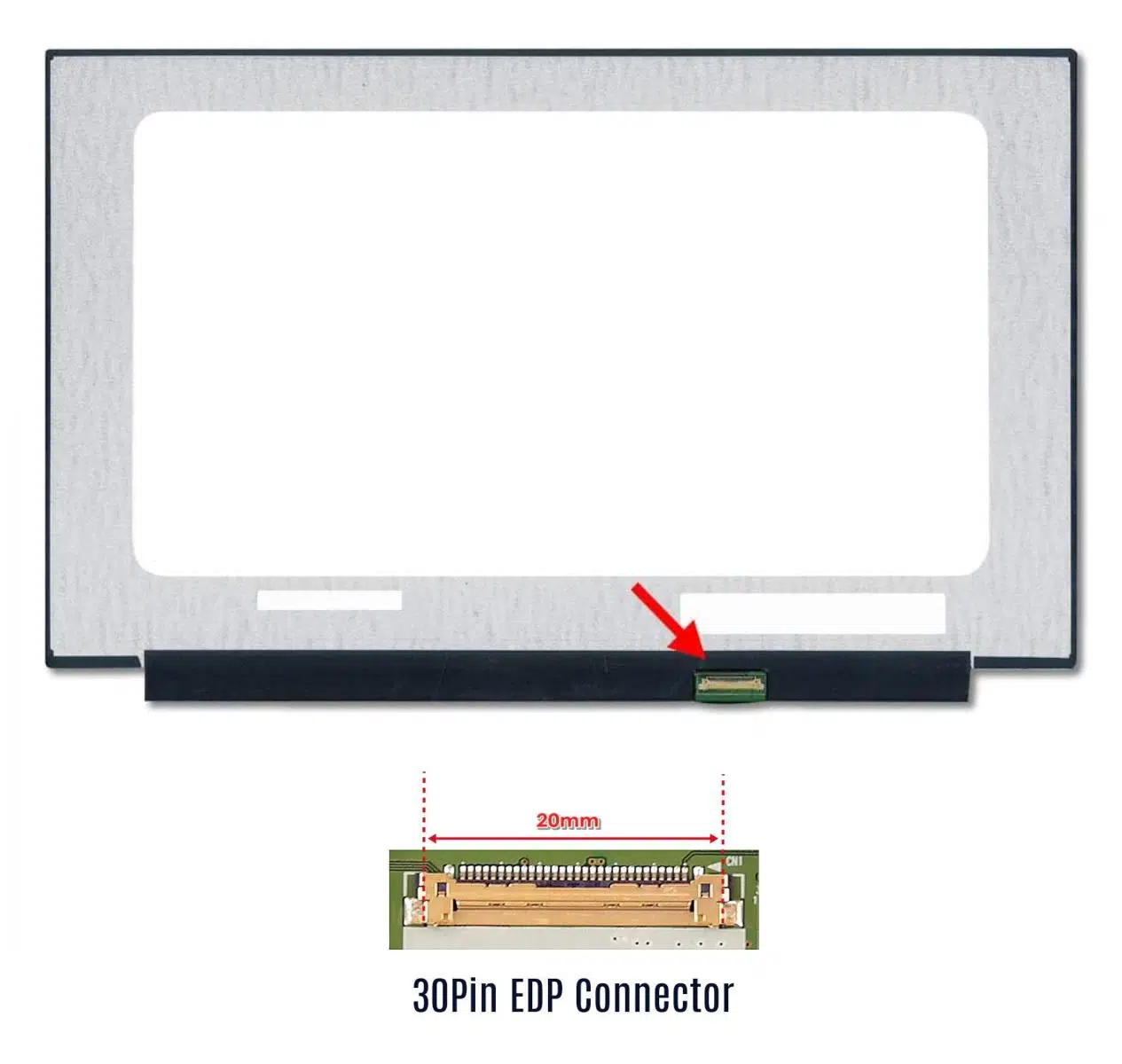 Acer Aspire A515-55G Ekran 15.6 Slim 30 pin Panel IPS 350mm