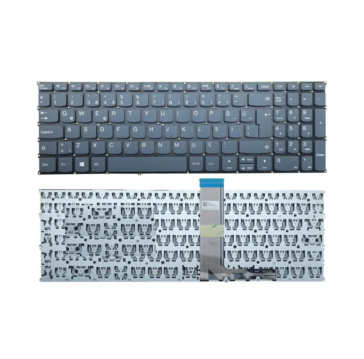 Lenovo V15 G3 82TT00A6TX07 Klavye Tuş Takımı TR Füme