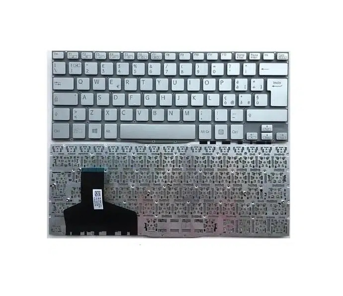 Sony Vaio SVF13N2J2R Klavye Tuş Takımı Gümüş TR