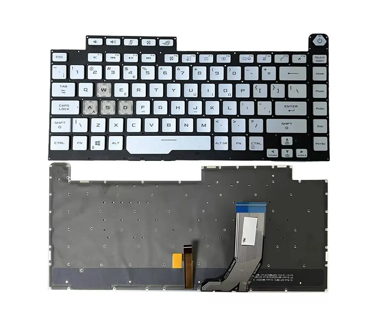 Asus G531GW-ES010T Klavye Gri TR Işıklı